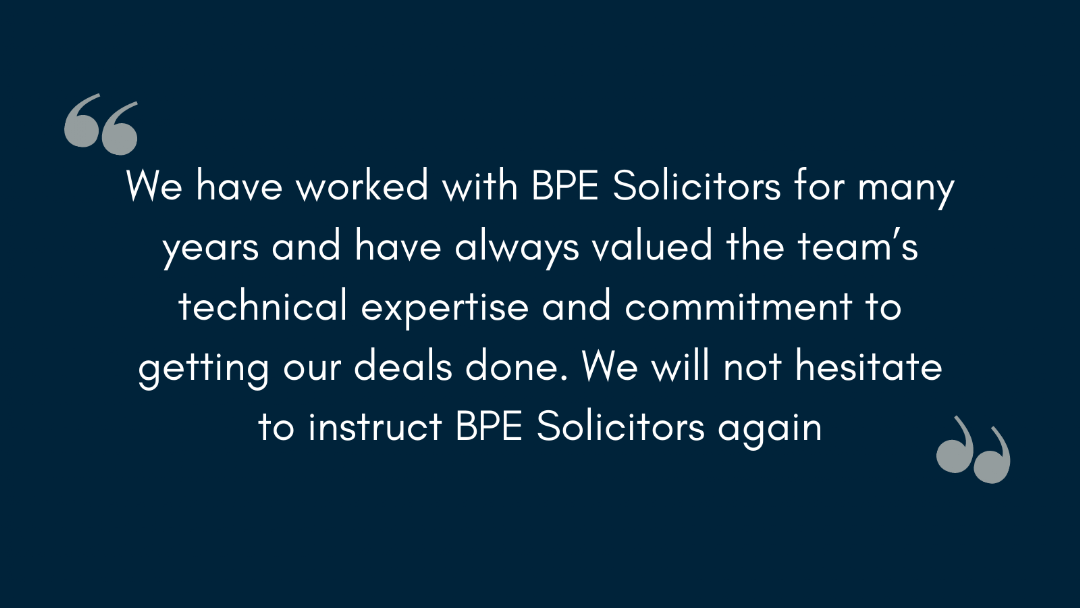 BPE Solicitors acts for Totally plc on latest multi-million pound acquisition